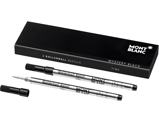 Montblanc Refills Black 2 Pack Fine Point Rollerball Pen