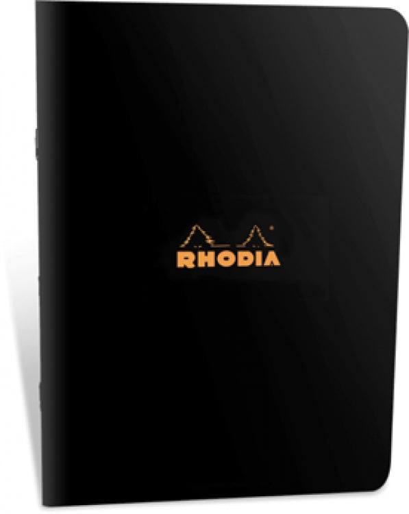 Rhodia Staplebound - Notebook - Black - Graph - 3 x 4.75