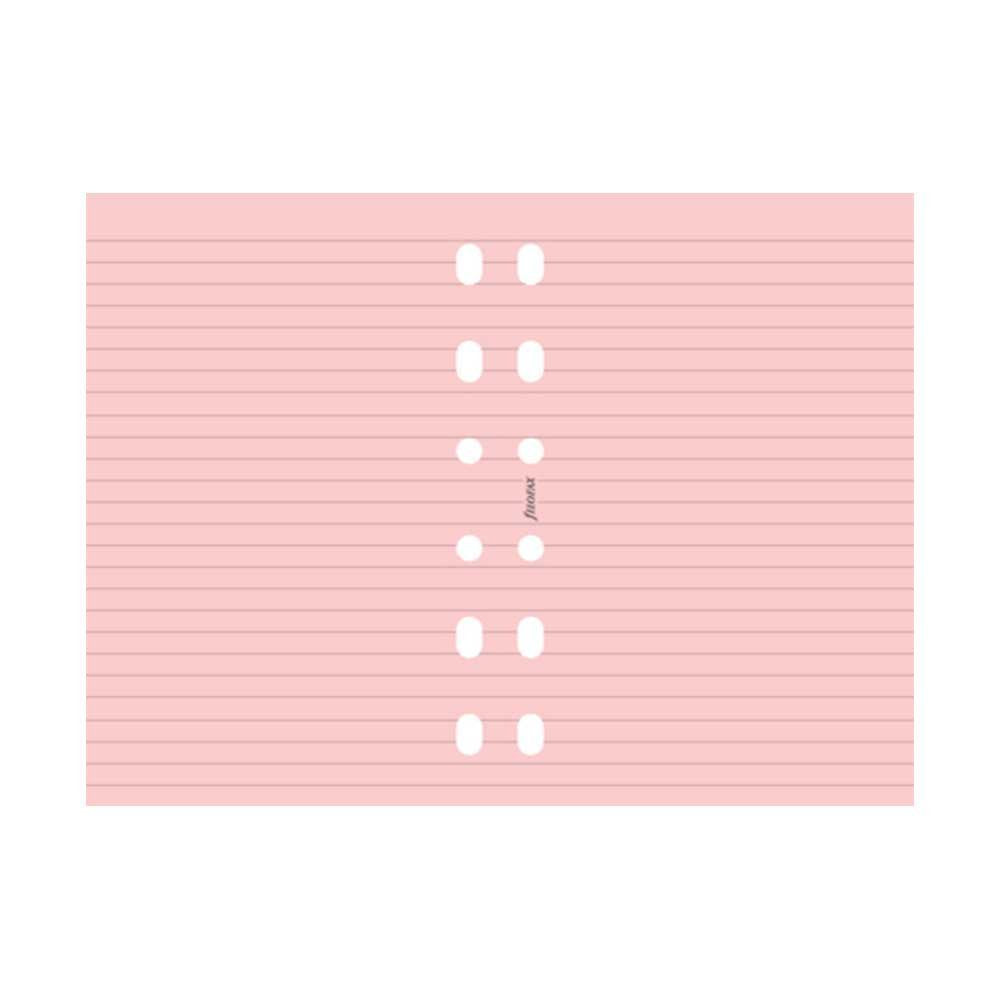 Filofax - Ruled Notepaper - Pocket Size - Pink