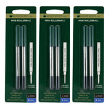 Monteverde Mini Rollerball Pen Refills - Black - J221BK