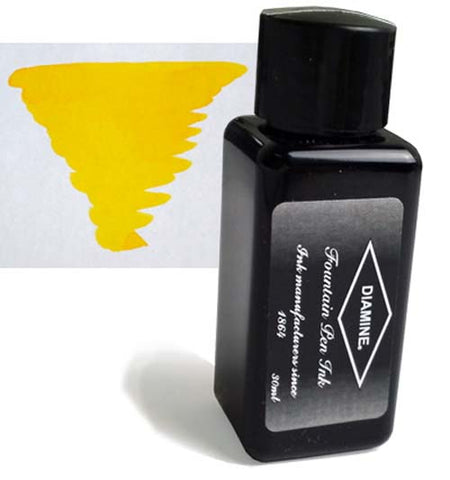 Diamine Refills Yellow 30mL  Bottled Ink