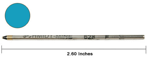 Monteverde Refills D-1 Size Soft Roll Turquoise 1.4mm Broad Point Multi Functional Pen