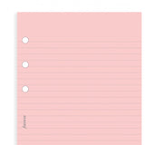 Filofax - Ruled Notepaper - Pocket Size - Pink