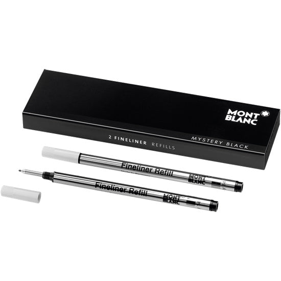 Montblanc Refills Mystery Black  (2 Pack) Broad Point Fineliner