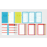 Filofax - Paper Refill - Stripes Illustrated Diary Refill Pack - Personal - 5 Languages 2018