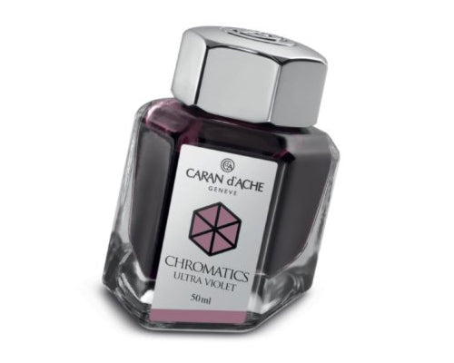 Caran D'ache - Fountain Pen Refills - Chromatics Bottled Ink - Ultra Violet