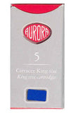Aurora Refills - Blue (5 Cartridges Per Box) Fountain Pen Cartridge