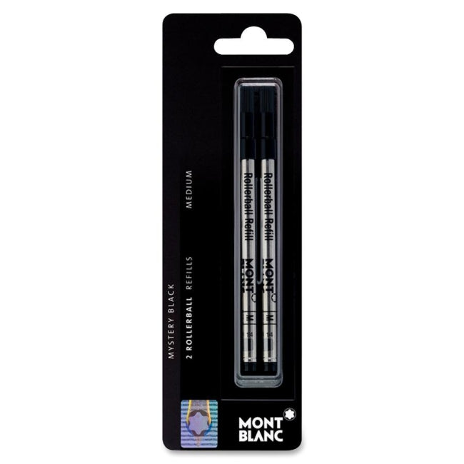 Montblanc Refills Black 2 Pack Medium Point Rollerball Pen