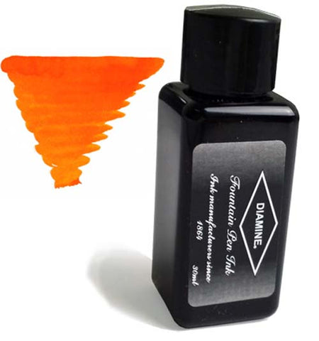 Diamine Refills Orange 30mL  Bottled Ink