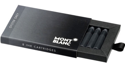 Montblanc Refills Oyster Gray Grey 8 per package  Fountain Pen Cartridge