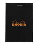 Rhodia Staplebound - Notepad - Black - Graph - 3 x 4