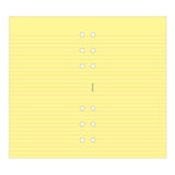 Filofax Papers Ruled Yellow Notepad  Personal Size