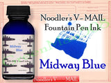 Noodler's Ink Refills V-mail Midway Blue  Bottled Ink