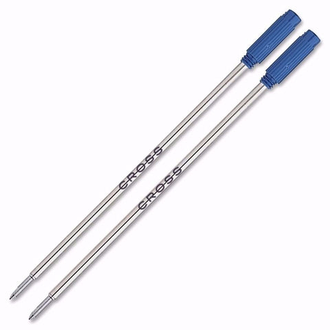 Cross Blue Medium Point Ballpoint Pen Refill ( Pack of 2)