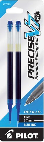 Pilot Precise V5/V7 RT Premium Rolling Ball Refill - Blue - Fine Point - 2 Pack