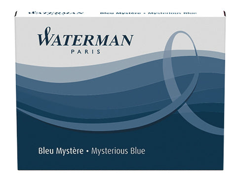 Waterman Blue Black (Pack of 8) Fountain Pen Cartridge