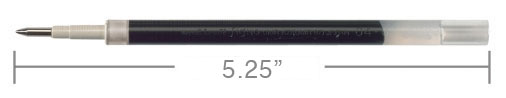 Uni-Ball Impact Refill Black 1.0mm Bold Pt 2-Pack