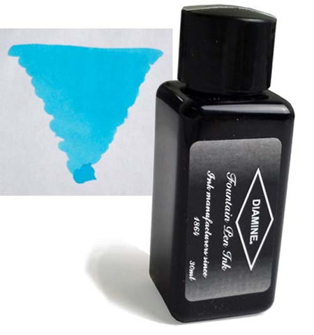 Diamine Refills Beau Blue 30mL  Bottled Ink