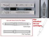 Acme Fountain Pen Conversion Kit - Rollerball to Medium Point Fountain Pen