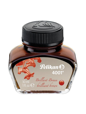 Pelikan 4001 Bottled Ink - Brilliant Brown - 30ml