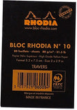 Rhodia Staplebound - Notepad - Lined - Black - 2 x 3