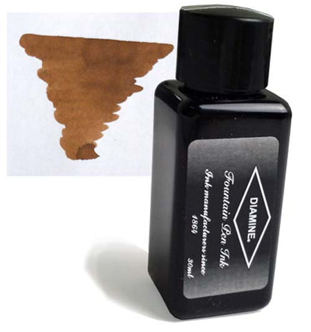 Diamine Refills Raw Sienna 30mL  Bottled Ink