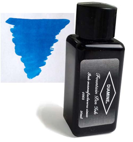 Diamine Refills Asa Blue 30mL  Bottled Ink