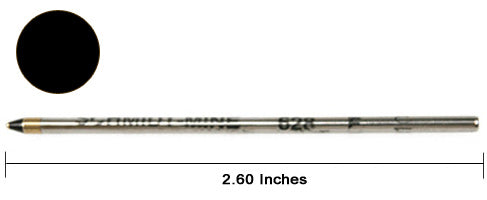 Monteverde Refills D-1 Size Soft Roll Black 1.4mm Broad Point Multi Functional Pen