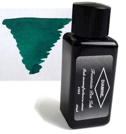 Diamine Refills Delamere Green 30mL  Bottled Ink
