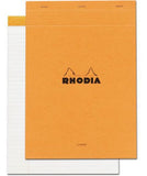 Rhodia Staplebound - Notebook - Orange - Lined with Margin - 8.25 X 11.75