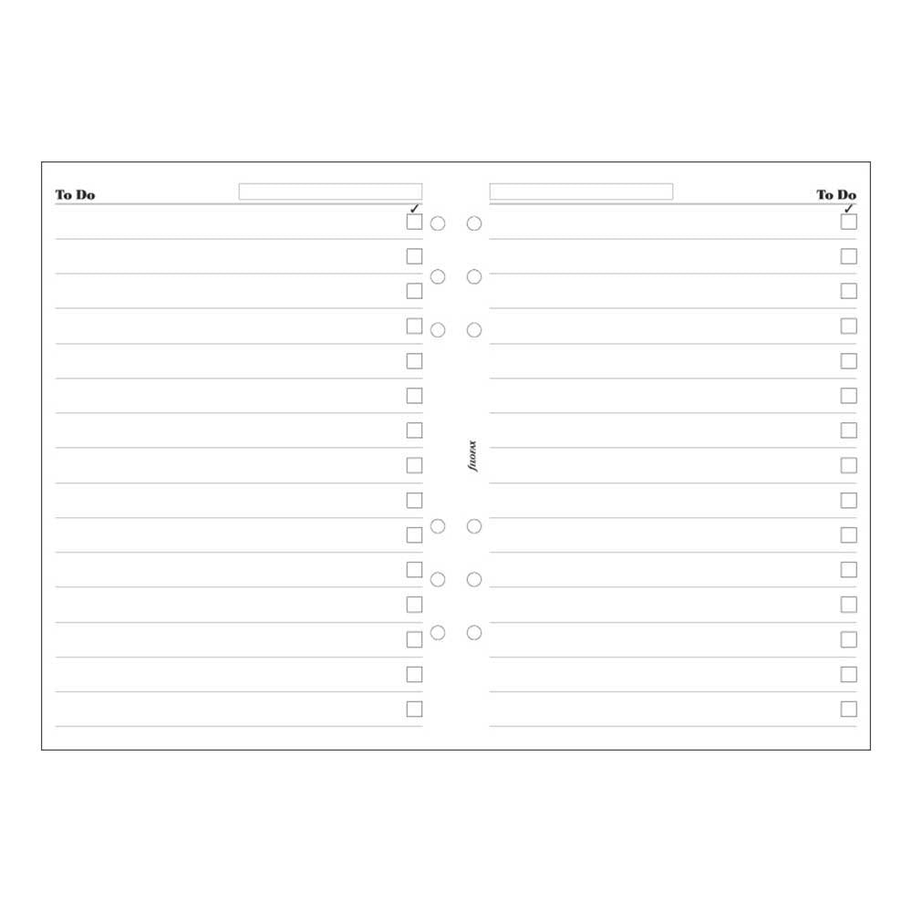 Filofax - Papers To Do Lists - A5