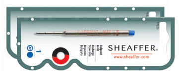 Sheaffer Refills Black Type B - 2pk Medium Point Ballpoint Pen