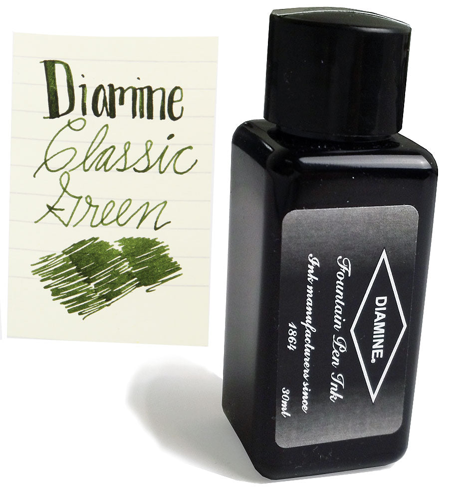 Diamine Refills Classic Green 30mL Bottled Ink