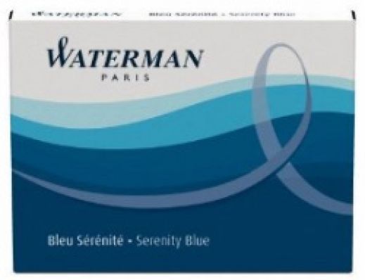 Waterman Blue (Pack of 8)  Fountain Pen Cartridge