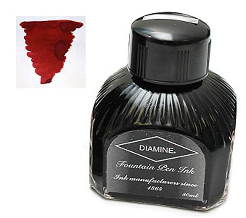 Diamine Refills Oxblood  Bottled Ink 80mL