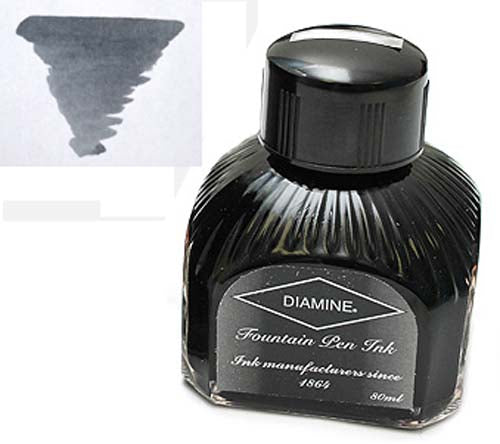 Diamine Refills Grey  Bottled Ink 80mL