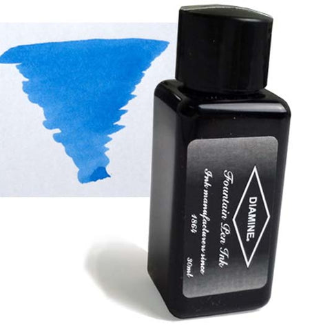 Diamine Refills Washable Blue 30mL  Bottled Ink