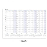 Filofax - Paper Refill - A5 - Full Year Horizontal Planner - English 2018