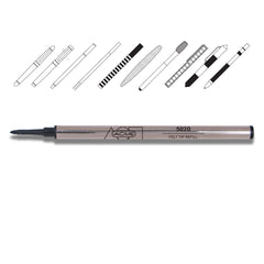 Acme Refills Felt Tip Black Rollerball Pen