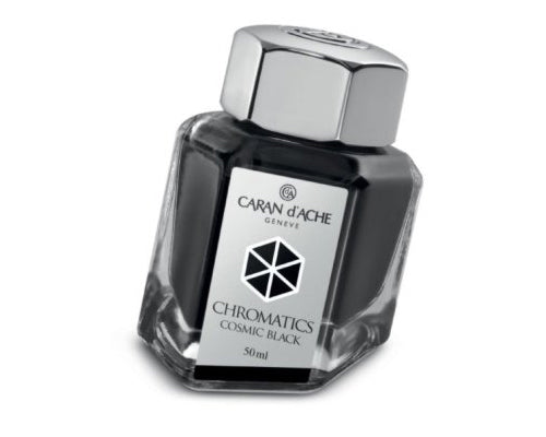 Caran D'ache - Fountain Pen Refills - Chromatics Bottled Ink - Cosmic Black