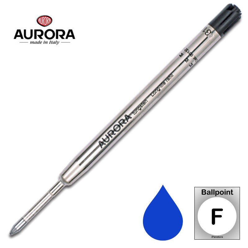 Aurora Refills - Long Life - Blue - Fine Point - Ballpoint Pen