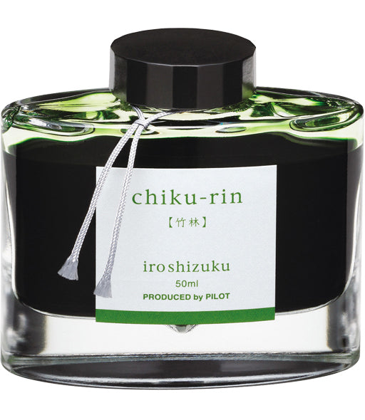 Namiki Pilot Iroshizuku Bottled Ink - Chiku-Rin - Bamboo Forest - Yellow & Green