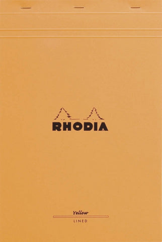 Rhodia Staplebound - Pad - Orange - Lined with Margin - 8.25 x 12.5