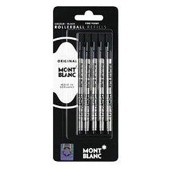 Montblanc Refills Black 5 Pack Blister  Rollerball Pen