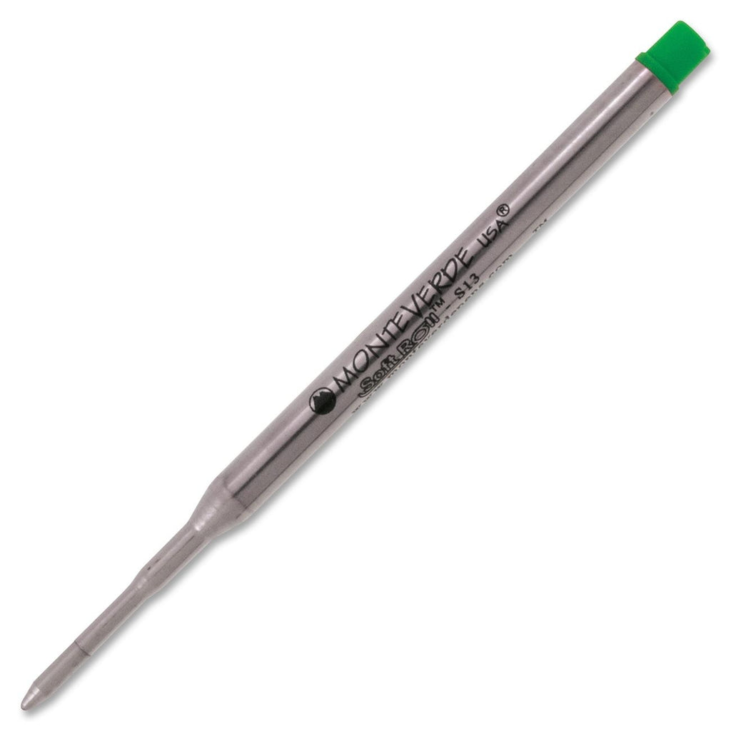 Monteverde Soft Roll Green Refill for Sheaffer and Sailor Medium Point Ballpoint Pen